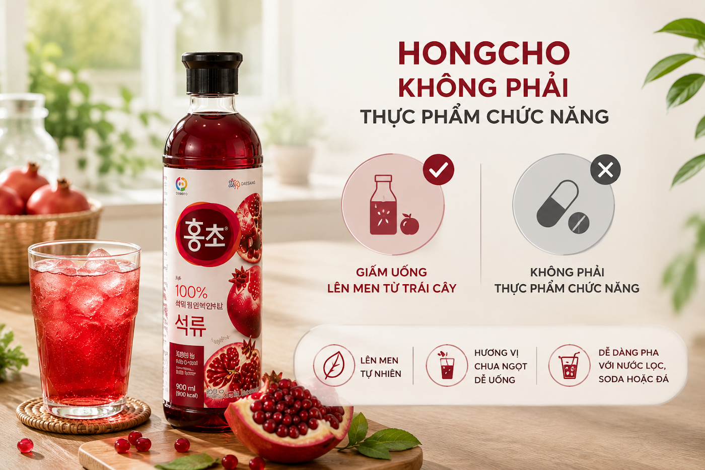 Hongcho có phải thực phẩm chức năng không?