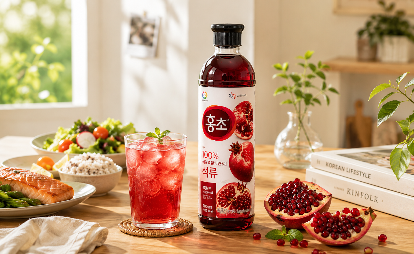 Giấm uống Hongcho trong đời sống người Hàn
